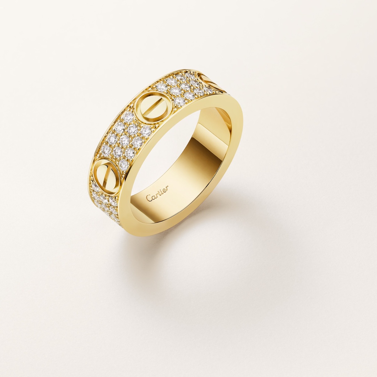Love bracelet in yellow gold