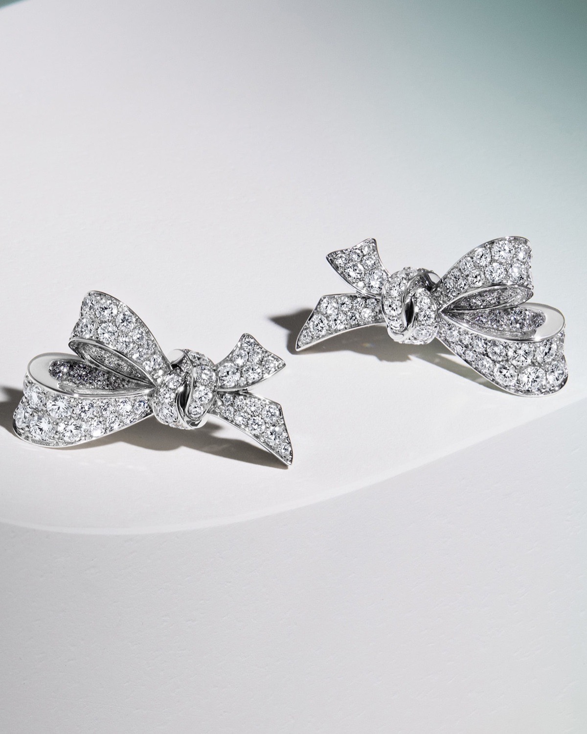 Graff diamond bow earrings